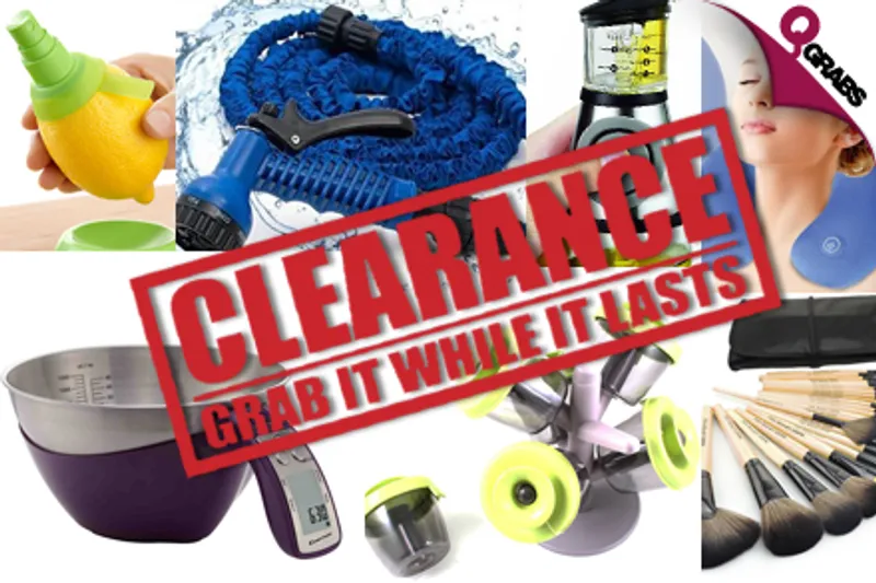 From QR10, Enjoy Our Product Clearance Sale - VERY LIMITED Supply of Home Goodies! (Up to QR200 Value)